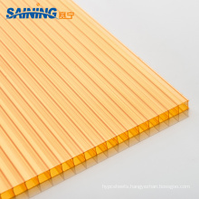 Roof ceiling design pc sheet anti ageing fadeless polycarbonate sheets specification